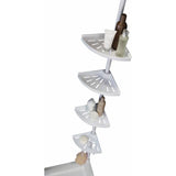 Argos Home steel shower organiser pole white, UK version