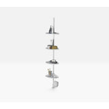Argos Home steel shower organiser pole white, UK version