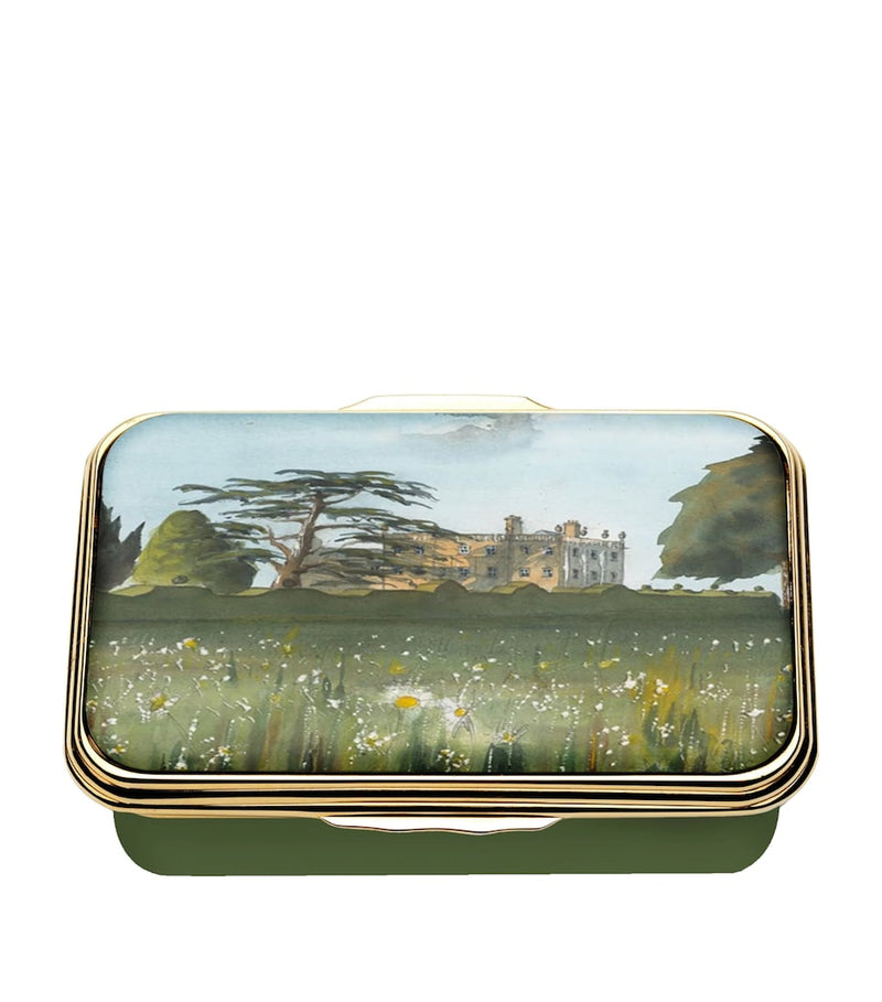 Halcyon Days Highgrove watercolour enamel box (British brand)