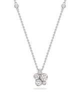 Harrods Boodles Platinum and Diamond Raindance Cluster Pendant- Buy online at McGrocer