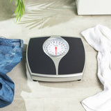 Salter mechanical bathroom scale black easy-read dial - British product