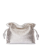 LOEWE Flamenco clutch brown leather scales - British product