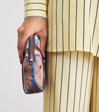 STAUD beaded Pesce clutch bag (British brand)