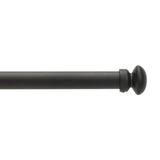Argos Home extendable black curtain pole 120-210cm, UK version