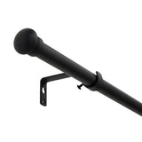 Argos Home extendable black curtain pole 120-210cm, UK version