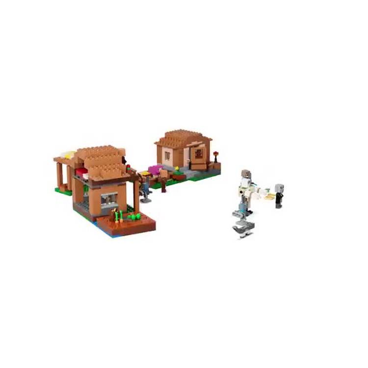 LEGO Minecraft Evoker Village Attack building set 607 pieces, imported from the UK