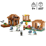 LEGO Minecraft Evoker Village Attack building set 607 pieces, imported from the UK