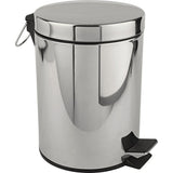 Habitat compact stainless steel pedal bin 5 litre - British product