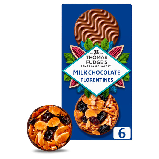 Thomas Fudge's Milk Chocolate Florentines GOODS Sainsburys   