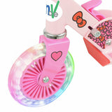 Hello Kitty folding scooter with light-up wheels imported from the UK