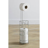 Argos Argos Home Wire Toilet Roll Storage and Holder Chrome 60cm- Buy online at McGrocer