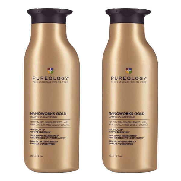 Pureology Nanoworks Gold Shampoo Duo 2x266ml, UK version