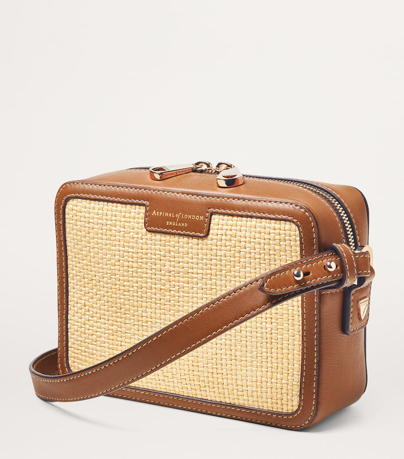 Aspinal Of London woven camera bag, UK version