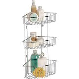 Argos Home wall-mounted chrome shower caddy 48cm (British brand)