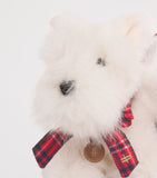 Harrods Westie plush toy in bag 19cm, imported from the UK
