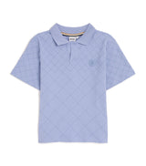 Harrods Kids' Stretch-Cotton Grid Polo Shirt (4-16 Years)- Buy online at McGrocer