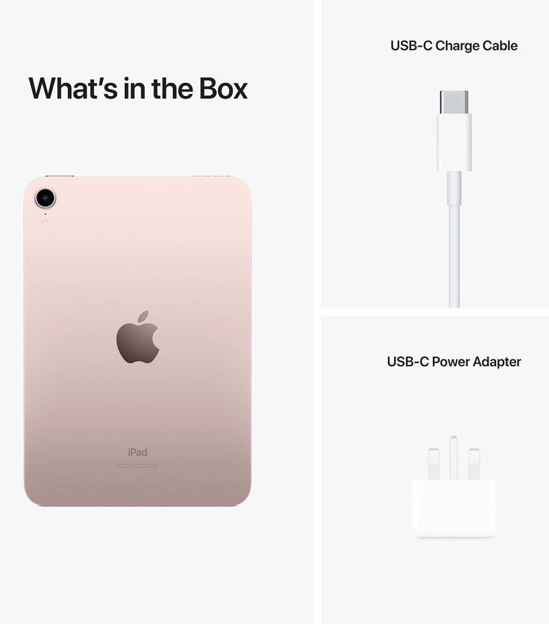 Apple iPad Mini 8.3-inch pink tablet 256GB - British product