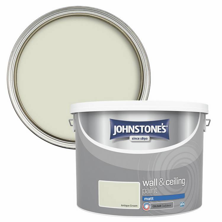 Johnstone's Antique Cream matt paint 10L - British product