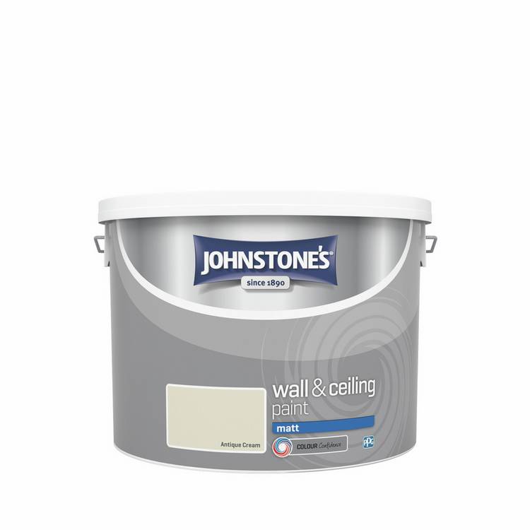 Johnstone's Antique Cream matt paint 10L - British product