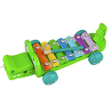 Chad Valley crocodile xylophone pull-along toy (British brand)