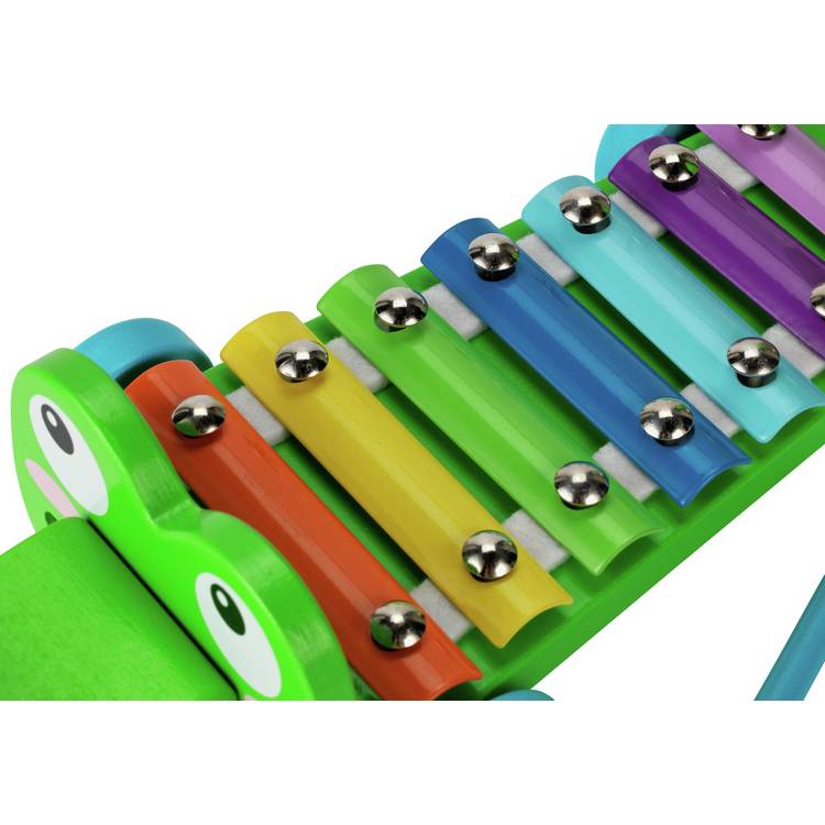 Chad Valley crocodile xylophone pull-along toy (British brand)