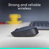 Logitech M170 wireless mouse in grey, UK version