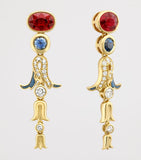 Boodles Palace Collection drop earrings 18kt gold, UK version
