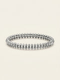 Cartier medium rhodium-plated 18ct white-gold bracelet, UK version