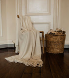 Araminta Campbell Alpaca-Blend Woodland Inkcap Throw 150cm x 230cm - British product