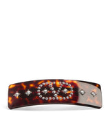 Harrods Valentino Garavani Crystal-Embellished VLogo Hair Clip- Buy online at McGrocer