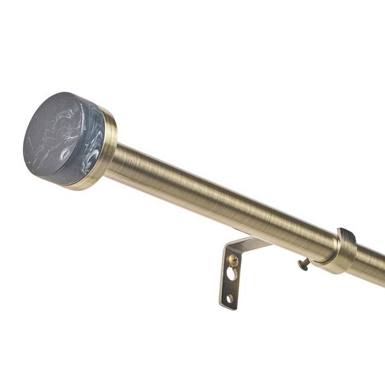 Argos Home brass extendable curtain pole 120-210cm, UK version