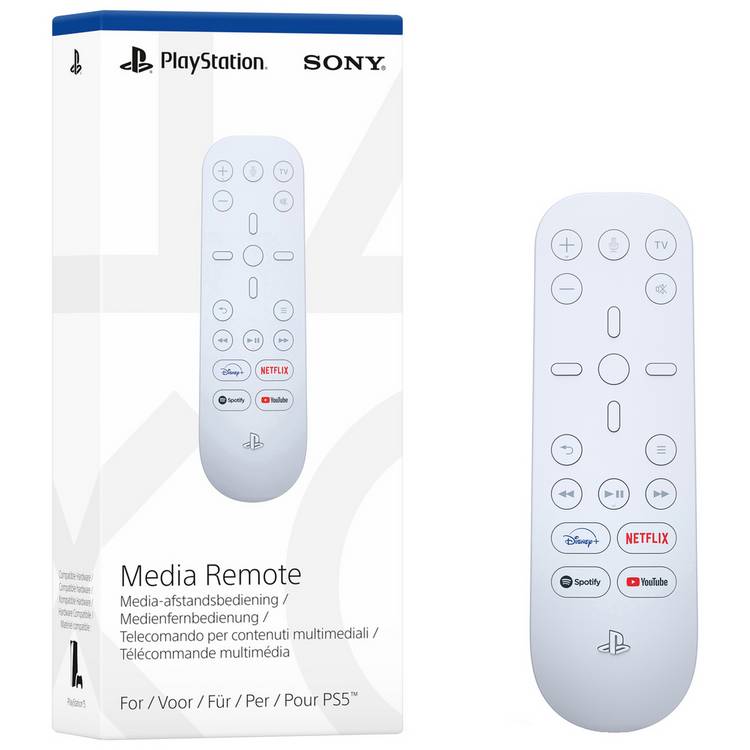 Sony PS5 media remote control (British brand)