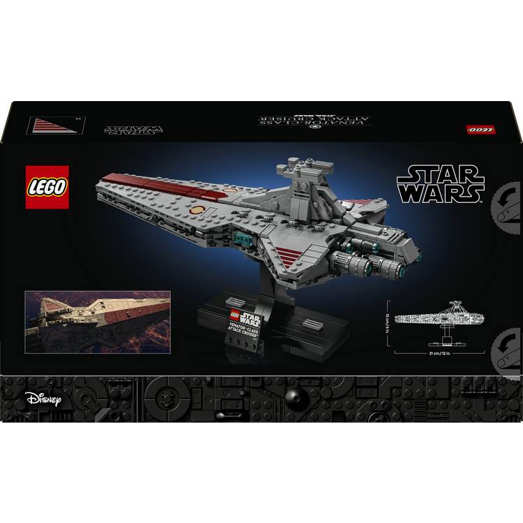 LEGO Star Wars Venator-Class Attack Cruiser model kit 643 pieces (British brand)
