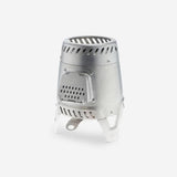 Decathlon wood-burning portable camping stove (British brand)