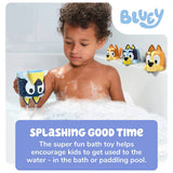 Bluey bath pourers family set with stacking cups - British product