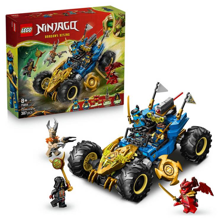 LEGO NINJAGO Jay's Transforming Car 387 pieces (British brand)