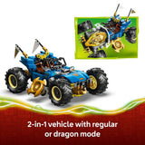 LEGO NINJAGO Jay's Transforming Car 387 pieces (British brand)
