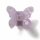 Flitzy butterfly hair claw clip with shimmering finish, UK version