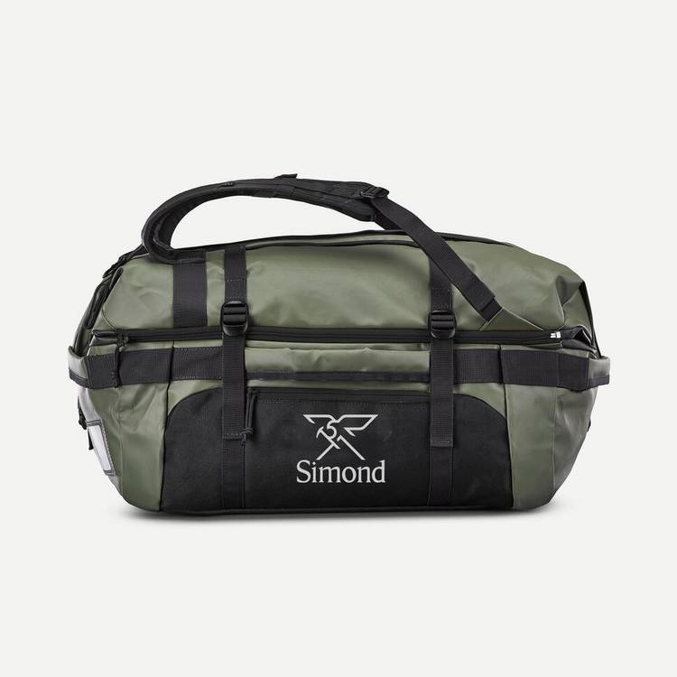 Decathlon duffel bag green 40-60L, imported from the UK