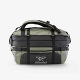 Decathlon duffel bag green 40-60L, imported from the UK