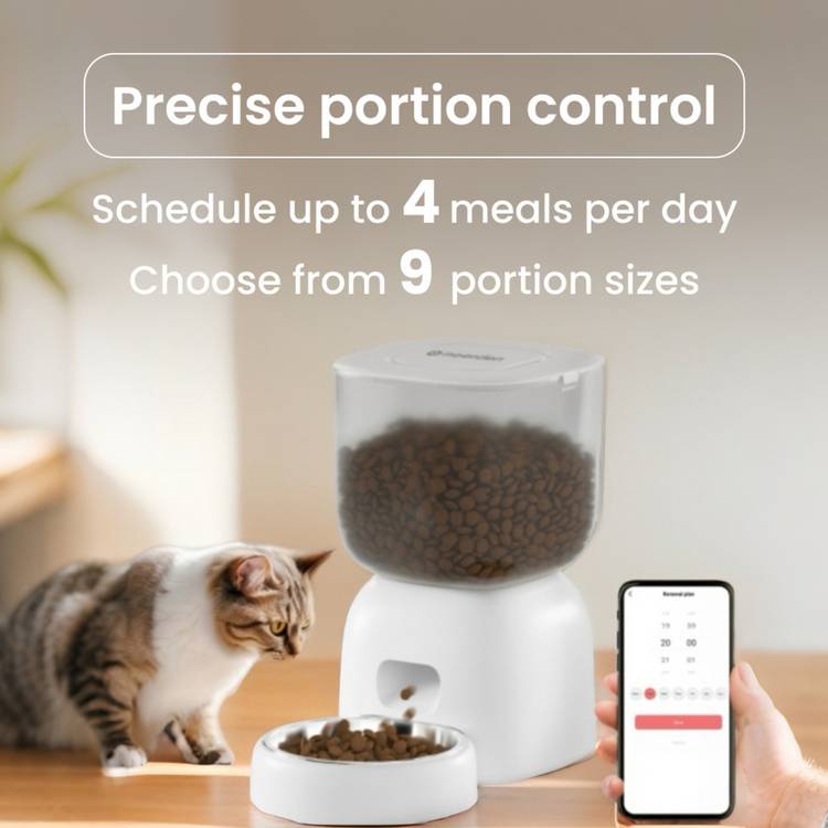 Noerden Petplate smart Wi-Fi pet feeder 3L - British product