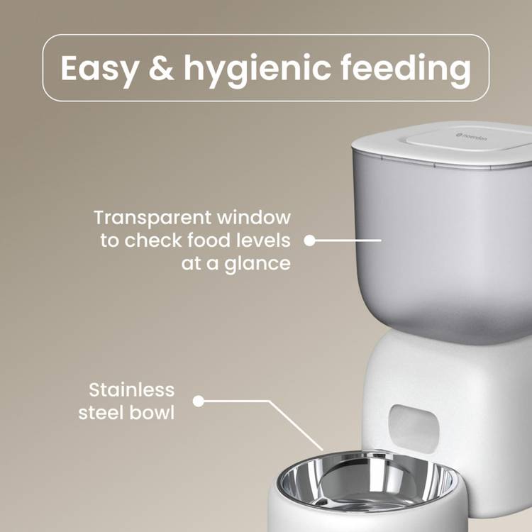 Noerden Petplate smart Wi-Fi pet feeder 3L - British product