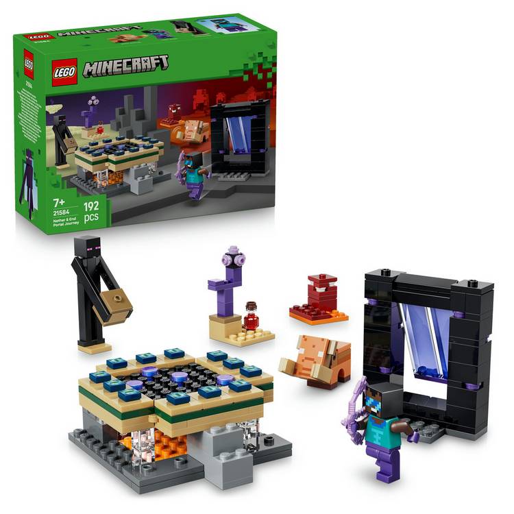 LEGO Minecraft Nether and End Portal set 21584 - British product