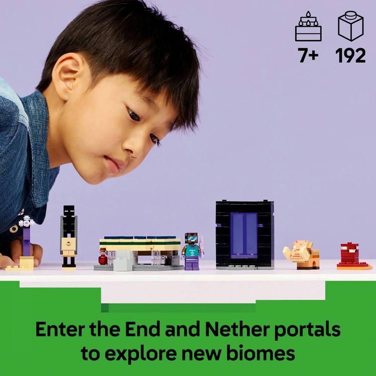 LEGO Minecraft Nether and End Portal set 21584 - British product