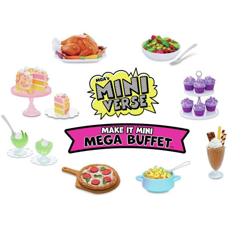 MGA Miniverse Make it Mini Mega Buffet toy set (British brand)