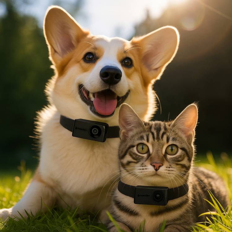 Noerden PetPOV HD pet camera collar black, imported from the UK