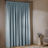 Habitat blue linen-look blackout curtains 117x137cm (British brand)