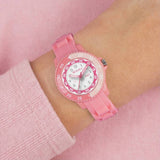 Tikkers kids watch pink silicone 30mm, imported from the UK