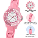 Tikkers kids watch pink silicone 30mm, imported from the UK