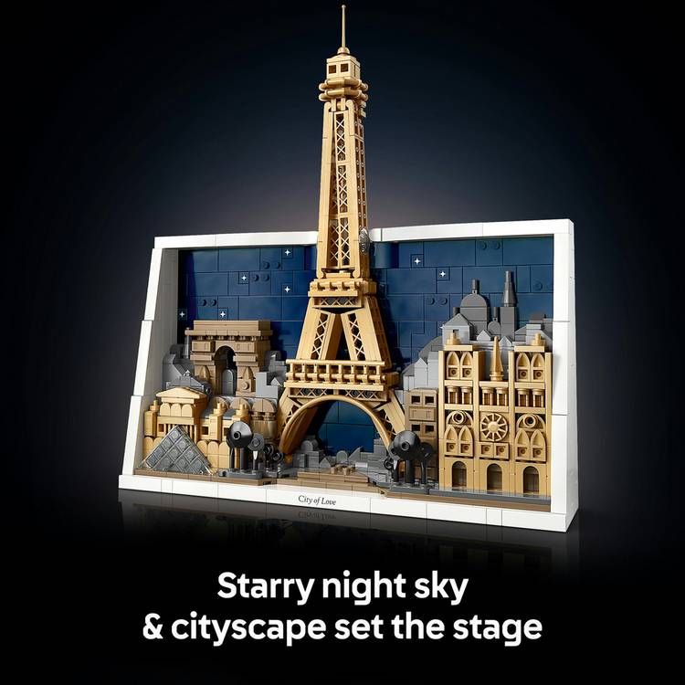LEGO Architecture Paris City of Love building set 958 pieces, imported from the UK